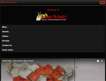 Tablet Screenshot of makiedmonton.com